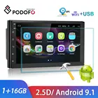 Автомагнитола Podofo, 2 Din, Android 9,1, GPS, 7 '', 2.5D, mp5-плеер, мультимедийный плеер, Авторадио для Volkswagen, Nissan, Hyundai