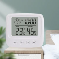 LCD Digital Temperature Humidity Meter Backlight Home Indoor Electronic Hygrometer Thermometer Weather Station for Office Home