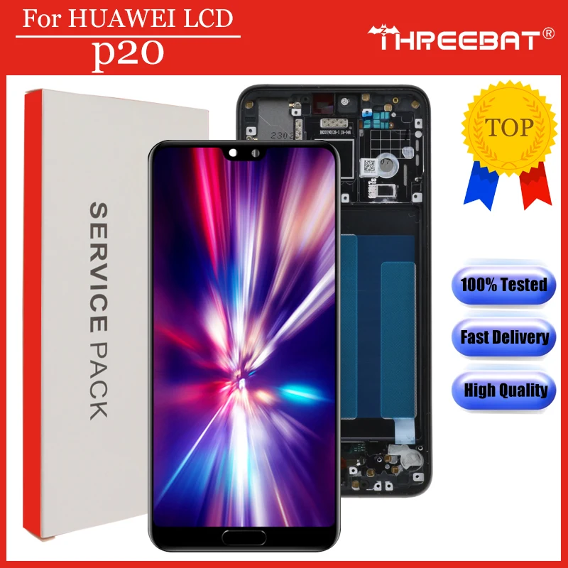 5 8 ''для Huawei P20 ЖК дисплей + сенсорный экран дигитайзер для сборки запасные