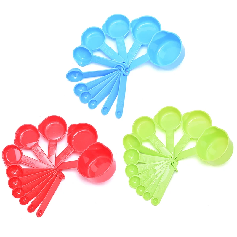 1Set Kitchen Measuring Spoons Teaspoon Coffee Sugar Scoop Cake Baking Flour Measuring Cups Kitchen Cooking Tools