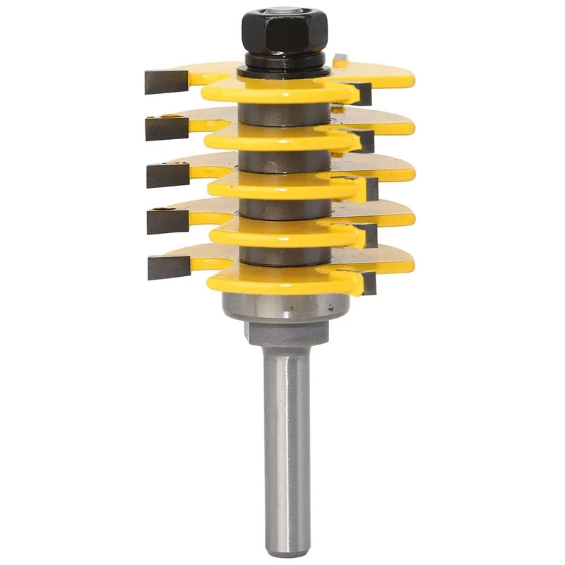 

Резец инструмент фреза для сустава пальца резак, 8-Ручка Головоломка резак, фреза по дереву для соединения шип-паз резак