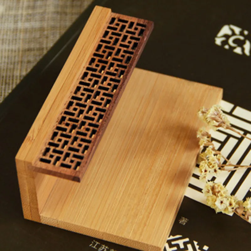 Держатель для дисплея профессиональный черный орех Натуральный Бамбуковый