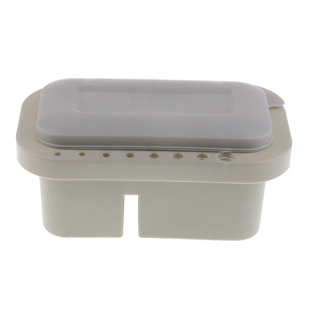 Многофункциональный лоток для кистей с держателем и палитрой кисточка акварели