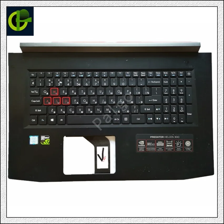 Русская клавиатура с подсветкой Топ чехол для телефона Acer Predator Helios 300 PH317 51 RU