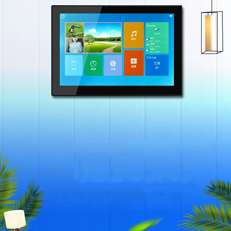 

10.1 Inch Digital Photo Frame HD IPS Press Sn WiFi Cloud Photo Frame Support /Video/Calendar/Alarm(EU Plug)