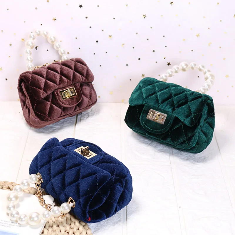 Kids Mini Plush Purse And Handbags 2021 Fashion Crossbody Bags For Baby Girls Cute Shoulder Handbags