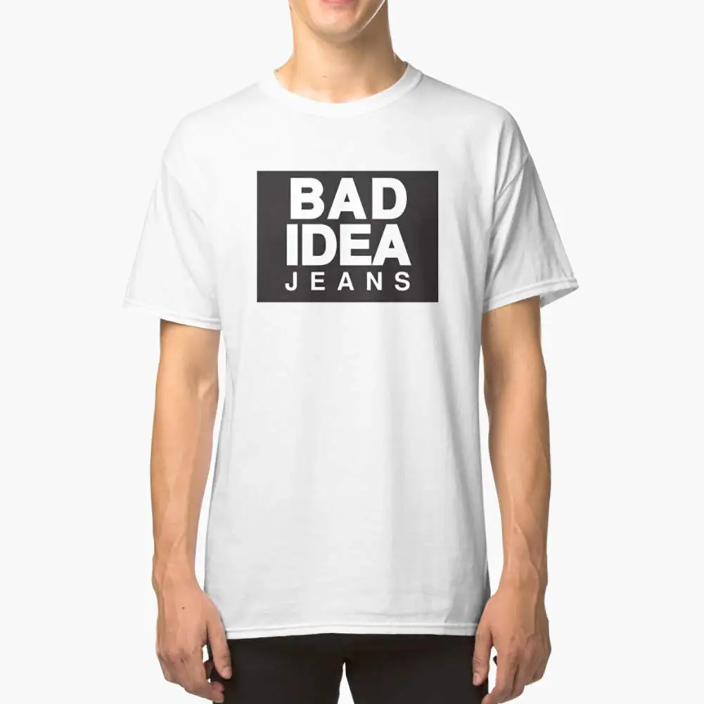 Bad Idea Jean Co Classic TShirt T Shirt Premium Tee shirt Hoodie for Men Women Unisex Full Size. men women t | Мужская одежда