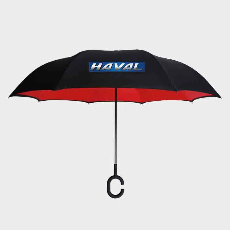 Высококачественный двухслойный для Tesla логотип полностью автоматический зонт