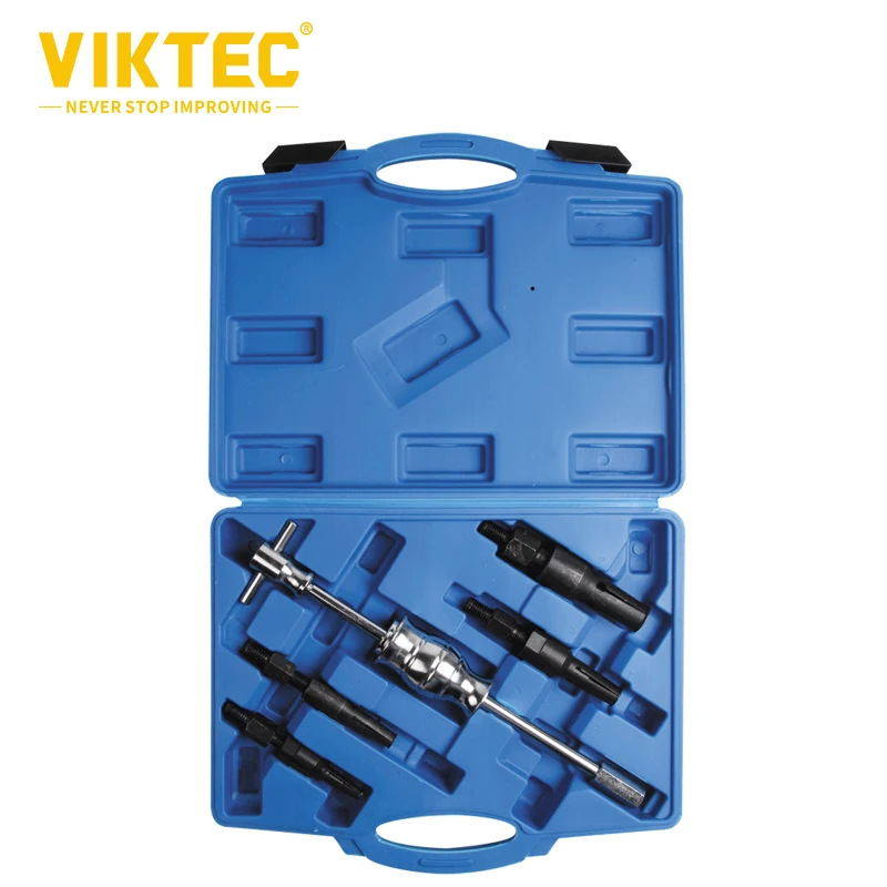 

VT01004 5PC Blind Bearing Puller Set Complete Kit 5 Pieces Inner Blind Set Internal Slide Hammer Tool
