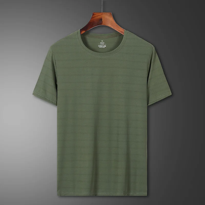 

The new 2021 ice silk short sleeve T-shirt movement