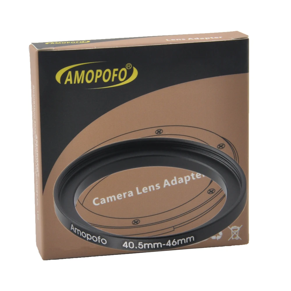 

40,5-46 мм/40,5 мм до 46 мм Удлинительное Кольцо-адаптер для фильтра для UV,ND,CPL, металлическое Удлинительное Кольцо-адаптер