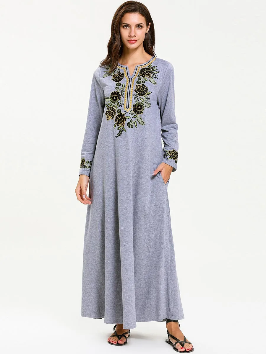 Женские мусульманские платья Желтый abaya Дубай Турецкая индейка Бангладеш кафтан