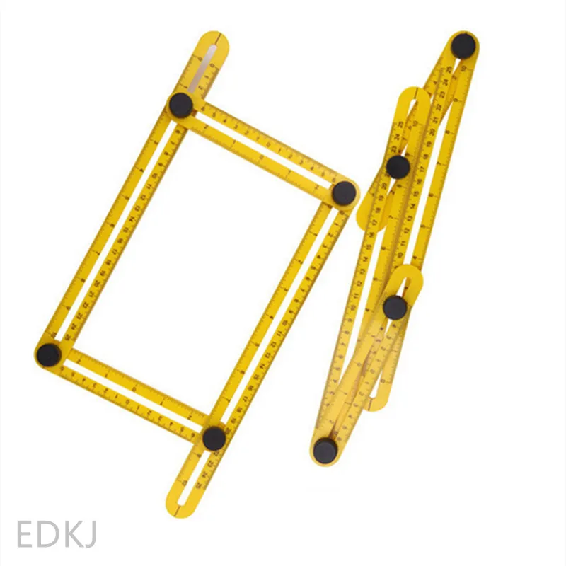 1 шт. пластиковая передвижная четырехскладная линейка метрические дюймовые Весы
