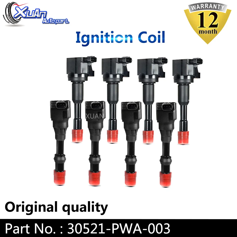 

Катушка зажигания XUAN 30521-PWA-003 для HONDA CITY CIVIC 7 8 VII VIII JAZZ FIT 2 3 III 1.3L 2003-2011