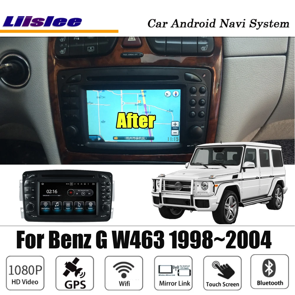 Android для Mercedes Benz G W463 1998 ~ 2004 стерео Carplay HD экран CD DVD карта GPS навигация