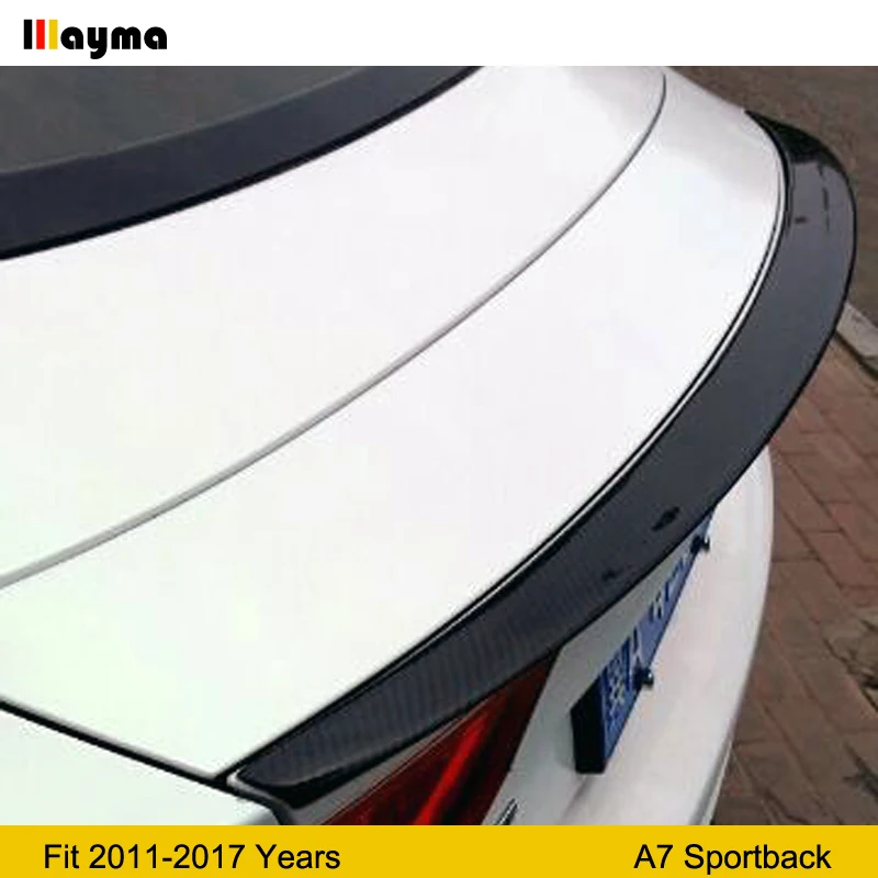 Спойлер заднего багажника из стекловолокна для Audi A7 Sportback 30 FSI 35 40 50 TFSI quattor 2011 2017