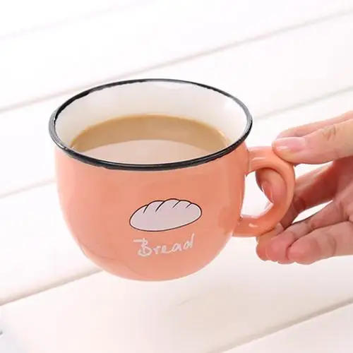 Мультяшная кофейная чашка креативная керамическая для завтрака молока бизнес