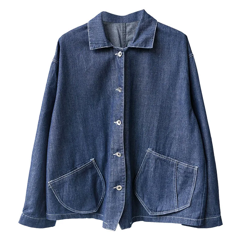 

Max LuLu Spring Korean Fashion 2021 Women Vintage Denim Jackets Ladies Loose Casual Coats Girls Punk Style Streetwear Plus Size