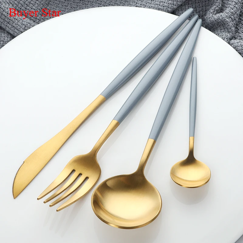 Набор ножей из нержавеющей стали 7 цветов 16 шт./компл.|fork knife|steel cutlery setstainless steel set |