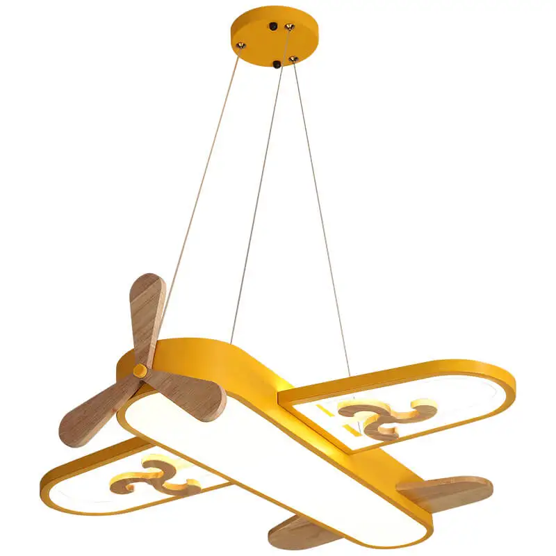 

Мультфильм самолет детская спальня подвесные светильники милый Детская комната металлический кулон самолет Свет Мальчик комната подвесны...