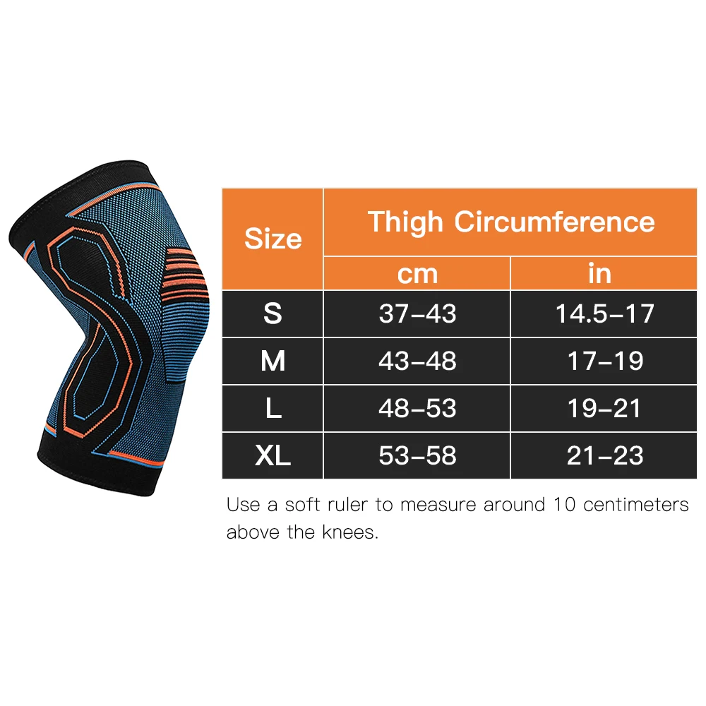 1PC High Elastic Knee Brace Stretchable Protective Sleeve Breathable Leg Joint Protector Exercise Kneepad | Спорт и развлечения