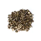 100x двойной Кепки трубчатые металлические кожаные ремесло ремонт шпильки Панк Спайк Декор 87HB