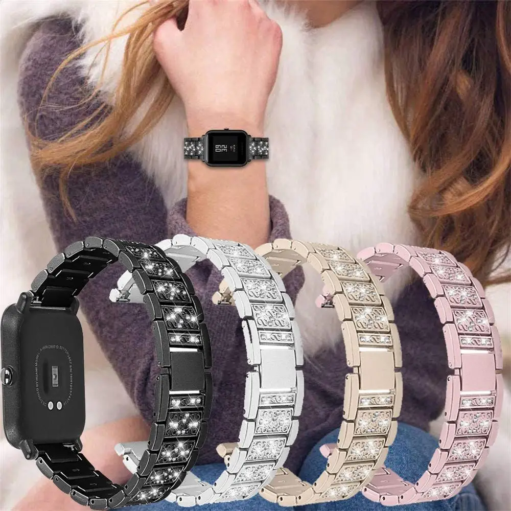 Ремешок-петля для Amazfit Bip 20 мм 22 из нержавеющей стали | Наручные часы