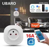 ubaro israel standard tuya smart wifi socket app remote control voice support google home assistant alexa plugs ac100 240v 16a