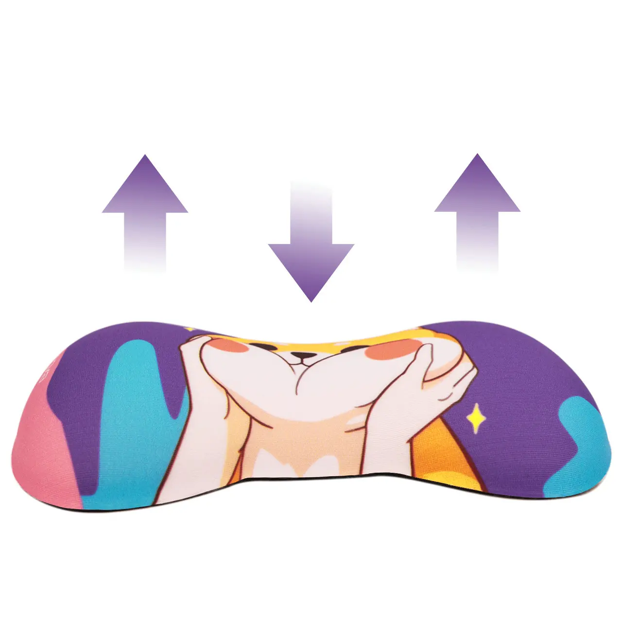 Силиконовый коврик для мыши EXCO с милым котом удобный мягкий экологически чистый