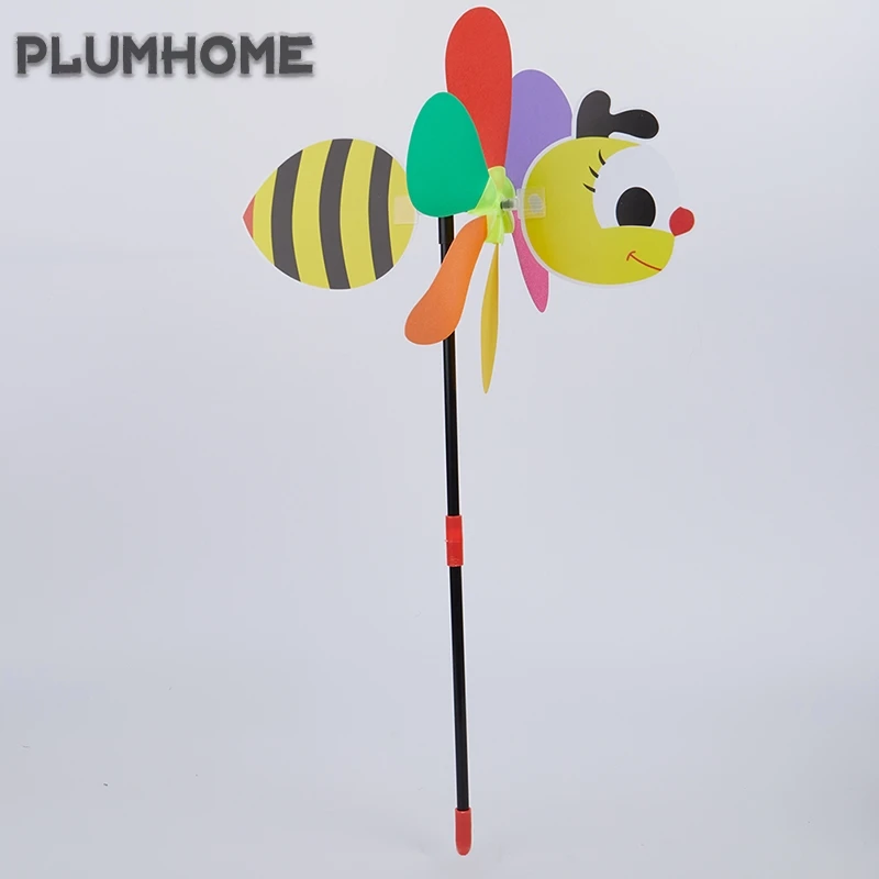 Горячая Распродажа 3D большое животное пчелы ветряная мельница ветра вертушка