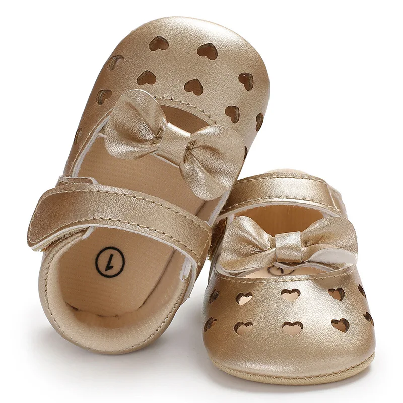 

Spring summer Newborn Shoes Toddler Infant girl soft bottom baby pu hollow out bowknot shoes indoor First Walker C478 TX02