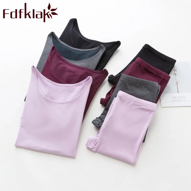

Fdfklak Sleeping Clothes Long Sleeve Sleepwear Cotton Night Suit Women Spring Autumn Night Wears Pyjamas Warm Pajamas