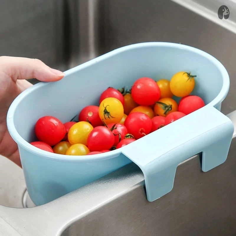 

Kitchen Leftover Sink Strainer Sink Swan Drain Basket General Fruit Vegetable Multifunctional Drain Basket Kitchen Gadgets Tools