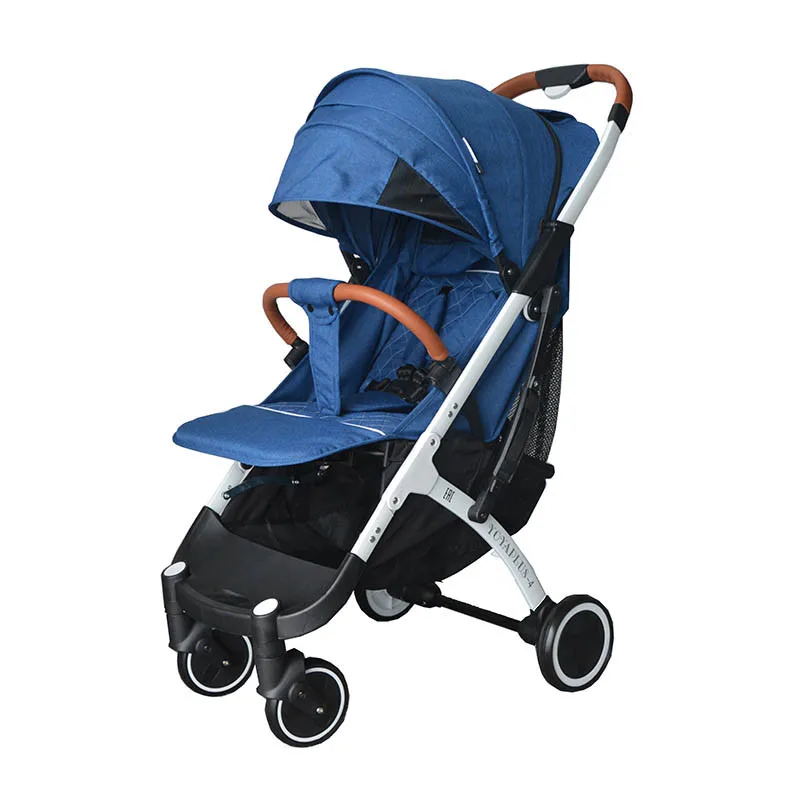 PLUS 4 BLUE Детская коляска yoya Plus, переносная прогулочная коляска для путешествий, детская коляска, прогулочная коляска, навес на молнии, 10 подарков, быстрая - Цвет: PLUS 4 BLUE