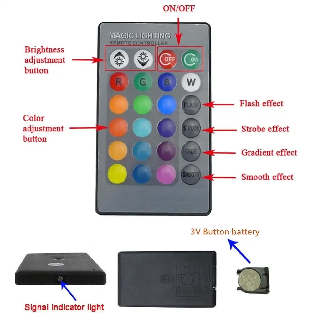 Пульт дистанционного управления RGB потолочные светильники 3W светодиодный яркость Регулируемый спиральный с отверстиями художественное алюминиевое бра Крытый потолочный настенный декоративный светильник