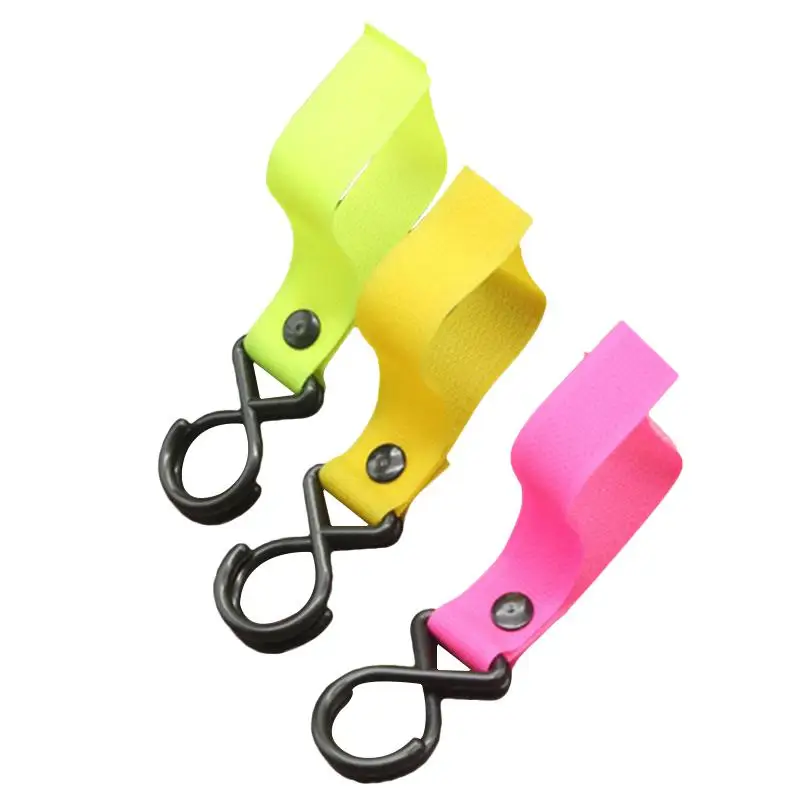 

1PC 2X Buggy Clip Pram Pushchair Stroller Side Hook Baby Handle Shopping Bag Plastic Bag Baby Carriage Hook Up