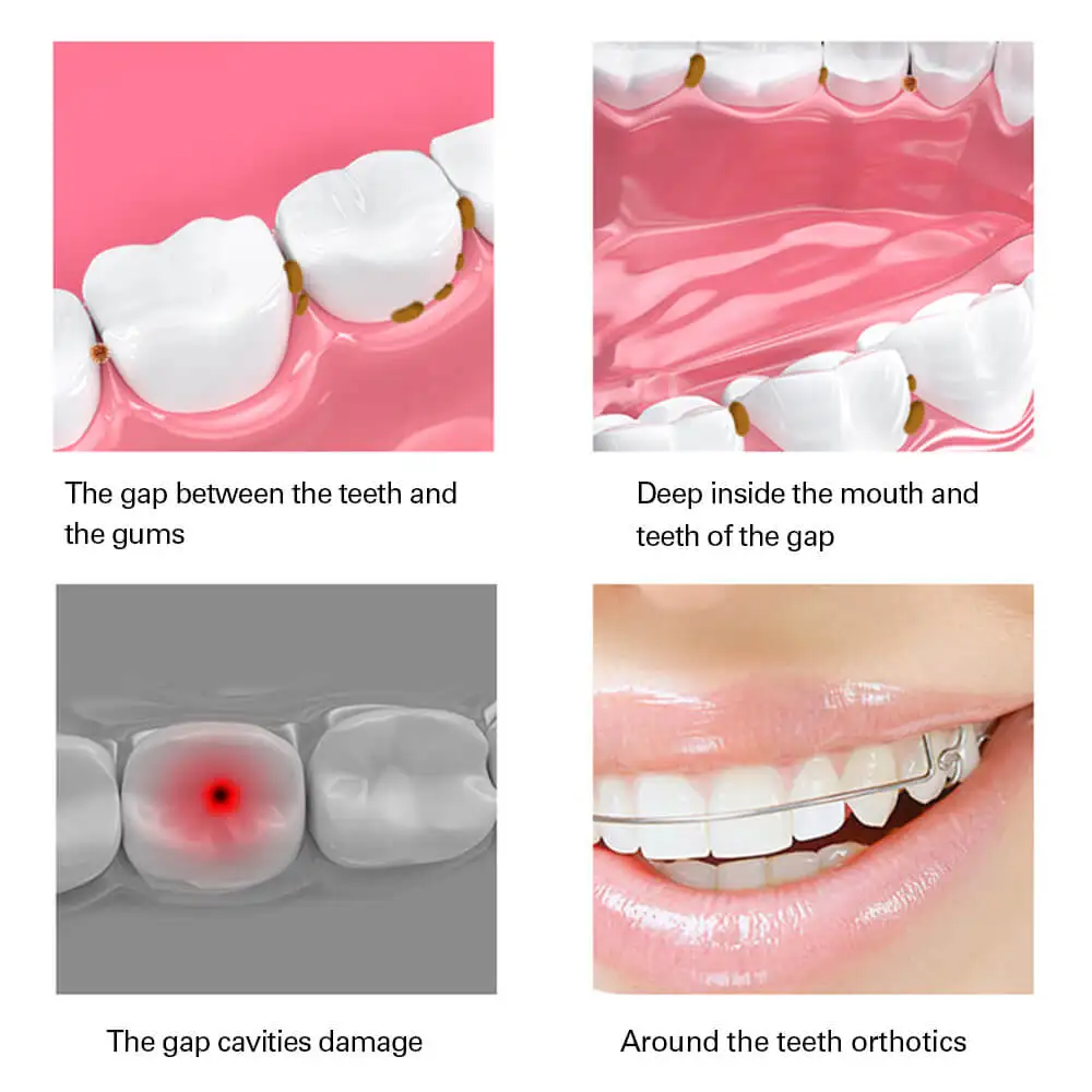 Azdent новейший ирригатор для полости рта портативный воды USB 350 мл светодиодный