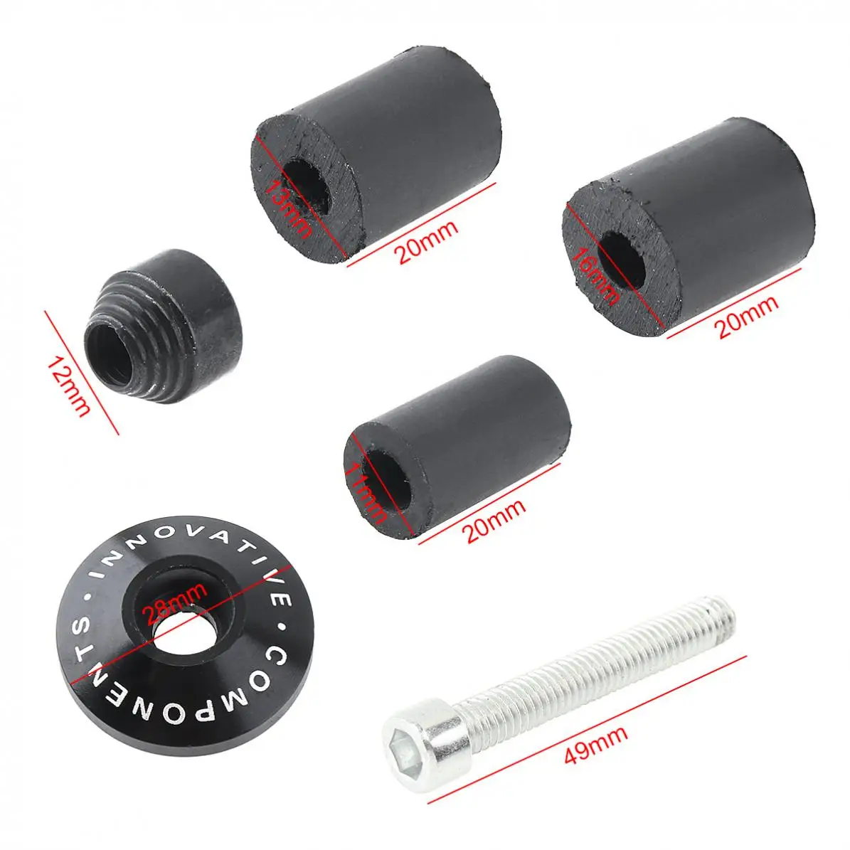 2 шт. рукоятка руля мотоцикла рычаг торцевого наконечника ручка антивибрационная