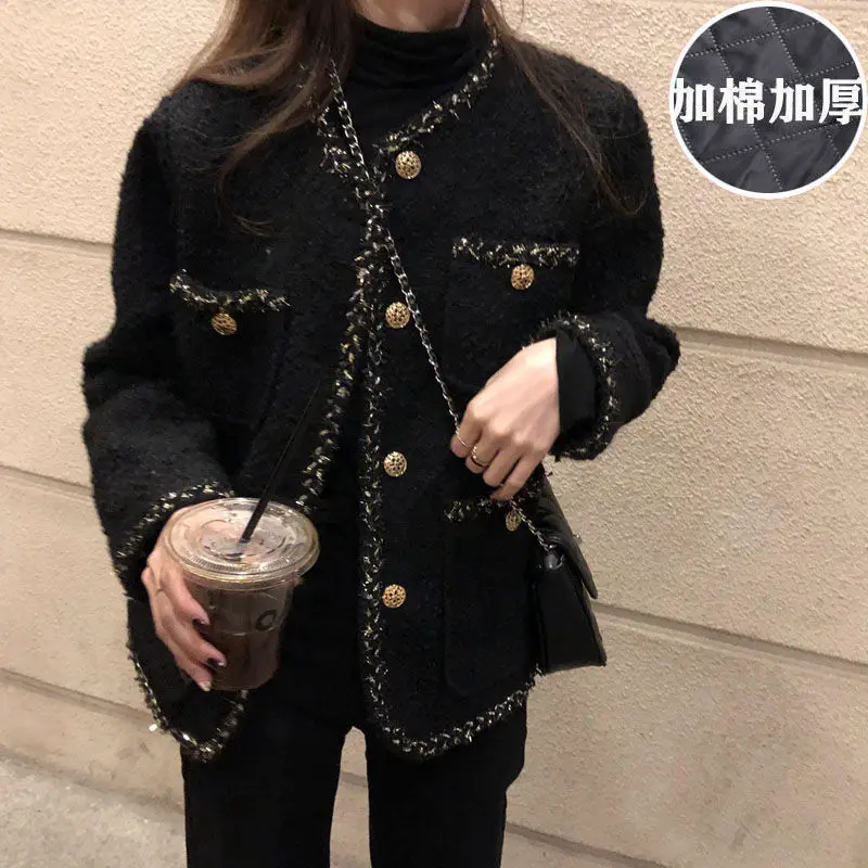 

NEW Fashion Lamb Wool Autumn Winter Coat Women Jacket Fleece Shaggy Warm Cropped Jackets Overcoat Single Breasted Outwear