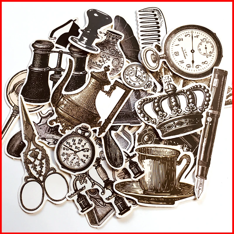 Винтажный персонализированный альбом для стикеров скрапбукинга из материала