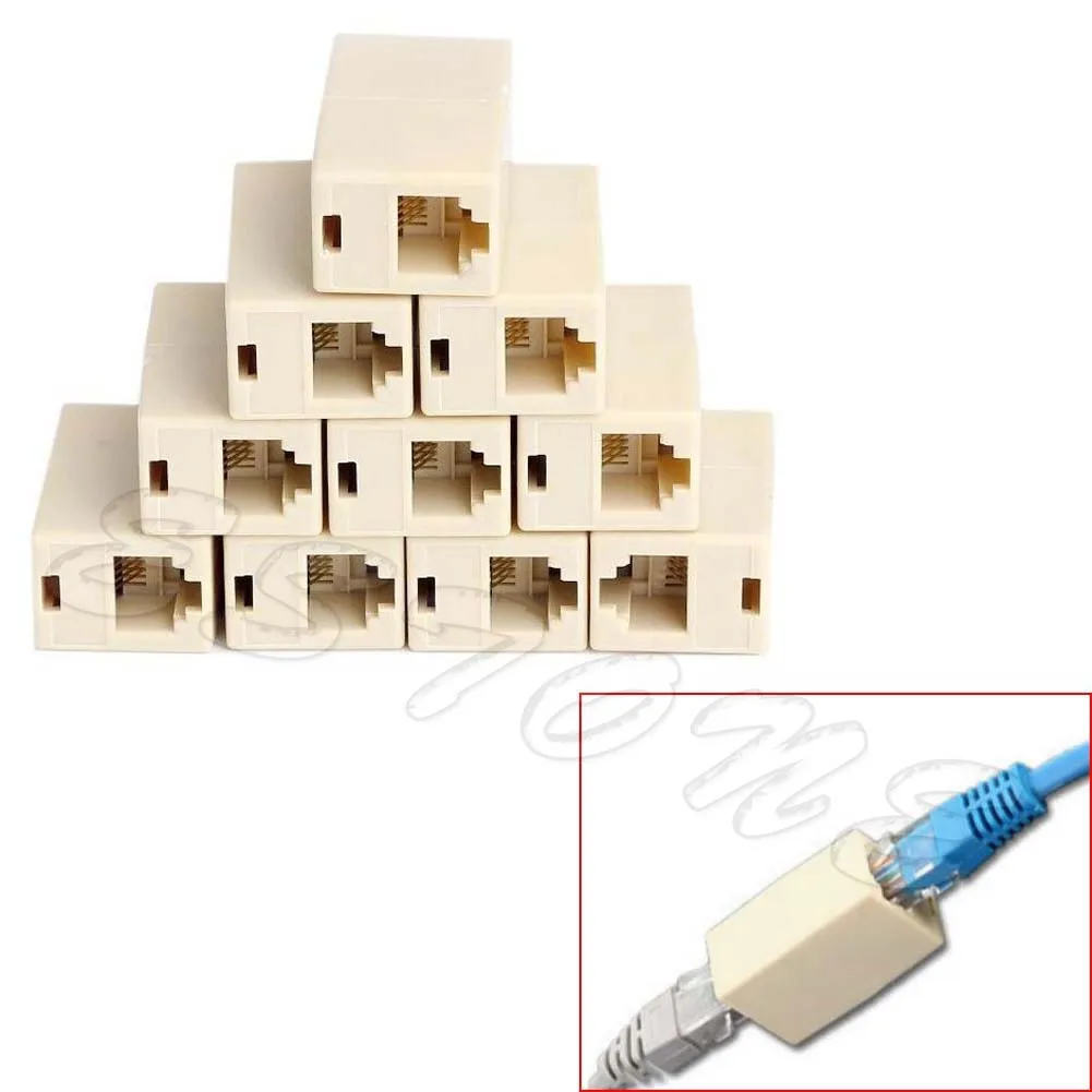 

10 шт., адаптер RJ45 CAT5