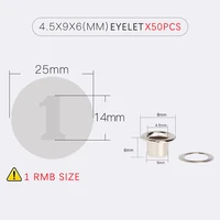 diy 4 5x9x6mm metal eyelets hollow rivet advertising grommets buttonhole canvas thickened hole button tarpaulin buckle