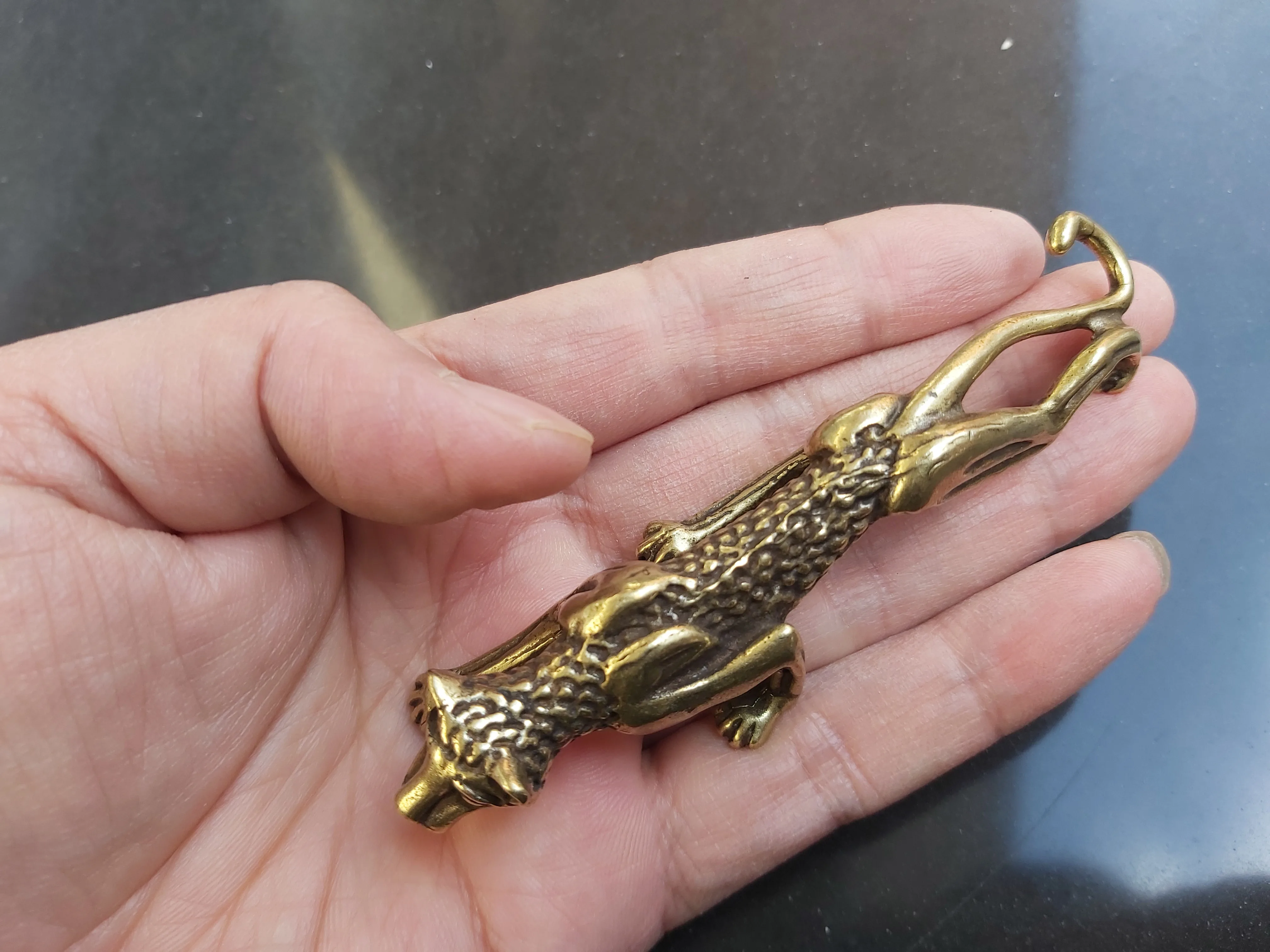 Античная статуя из чистой латуни медное украшение статуэтка религиозного