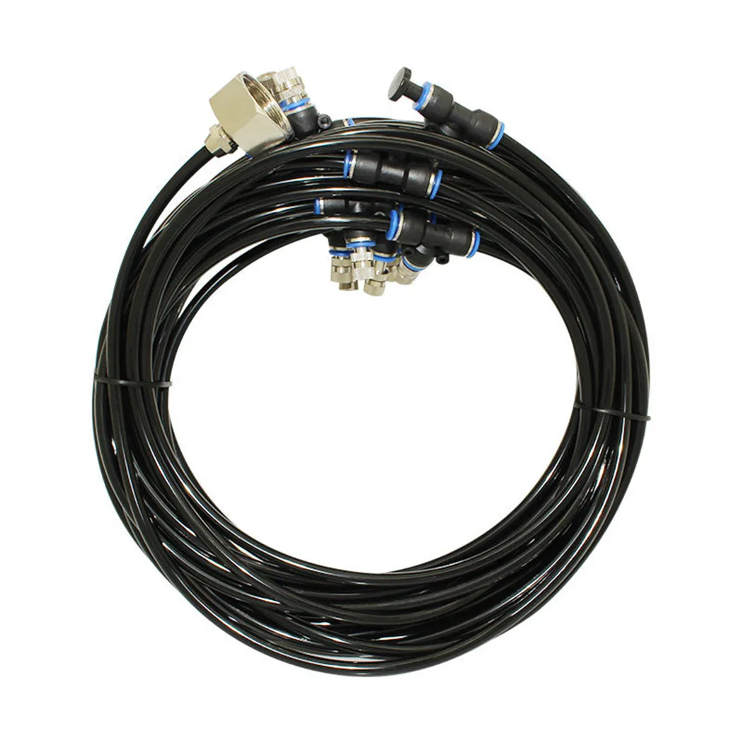 

Kit Cooling System Micro Mister Misting Nozzles Patio Spray Attachment