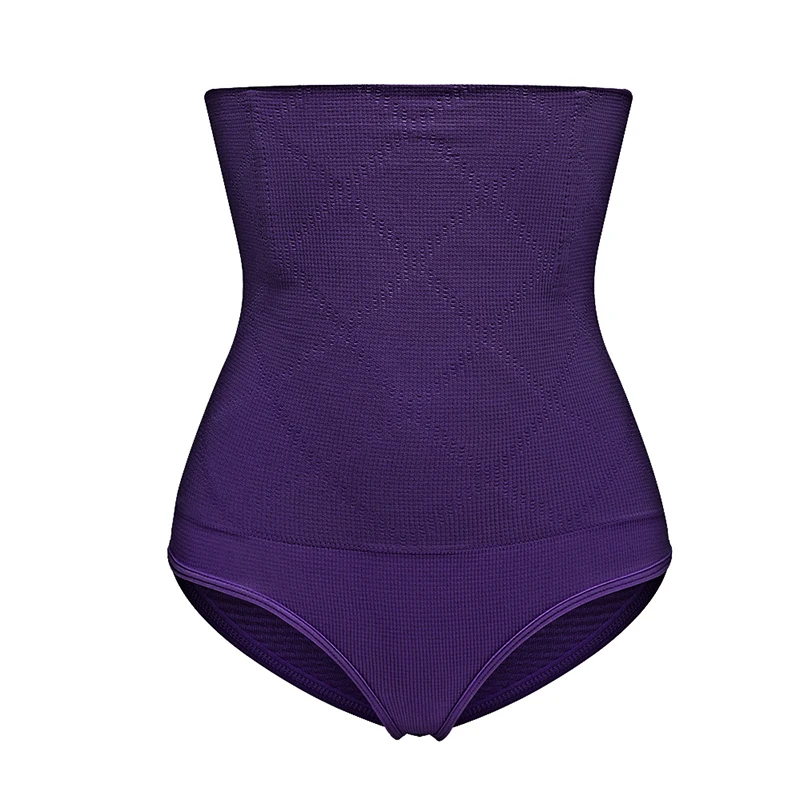 Purple 4 цвета, женский сексуальный корсет, послеродовой, восстанавливающий, Корректирующее белье, пояс для похудения, Корректирующее белье, тренер для талии, 4XL, белье S0003 - Цвет: Purple