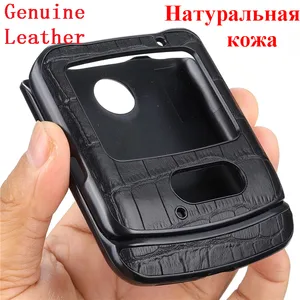 Genuine Leather Case For Motorola RAZR 5G Case 6.2 inch Bumper Cover
For Motorola RAZR 5G Cover Protective Bag