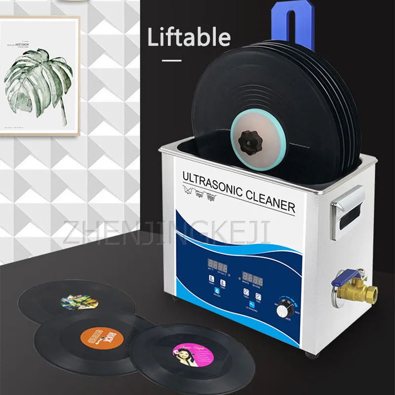 

Digital Display Commercial Ultrasonic Cleaner Ultrasonic Vinyl Record Cleaning Machine Home Record Multifunction Cleaning Machin