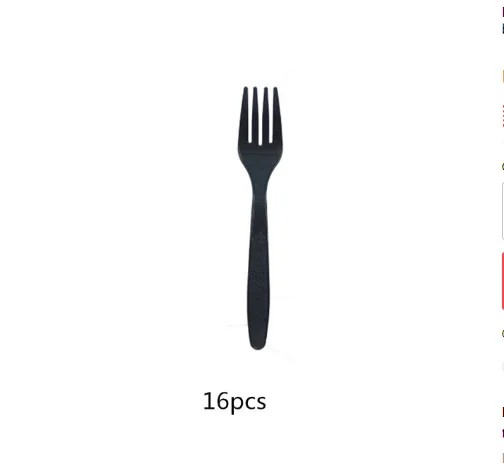 16PCS Fork Вечерние принадлежности для украшения игральных карт, одноразовые столовые приборы, набор баннеров, воздушных шаров для взрослых, игрушки для покера, вечерние украшения - Цвет: 16PCS Fork