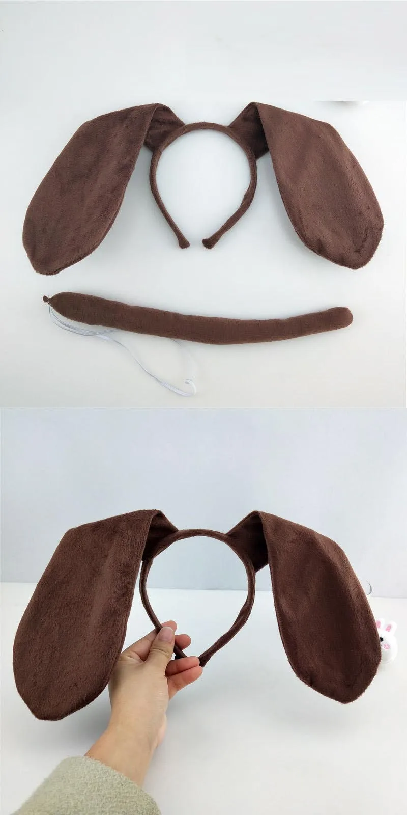 Повязка на голову с ушками собаки для женщин и детей| |