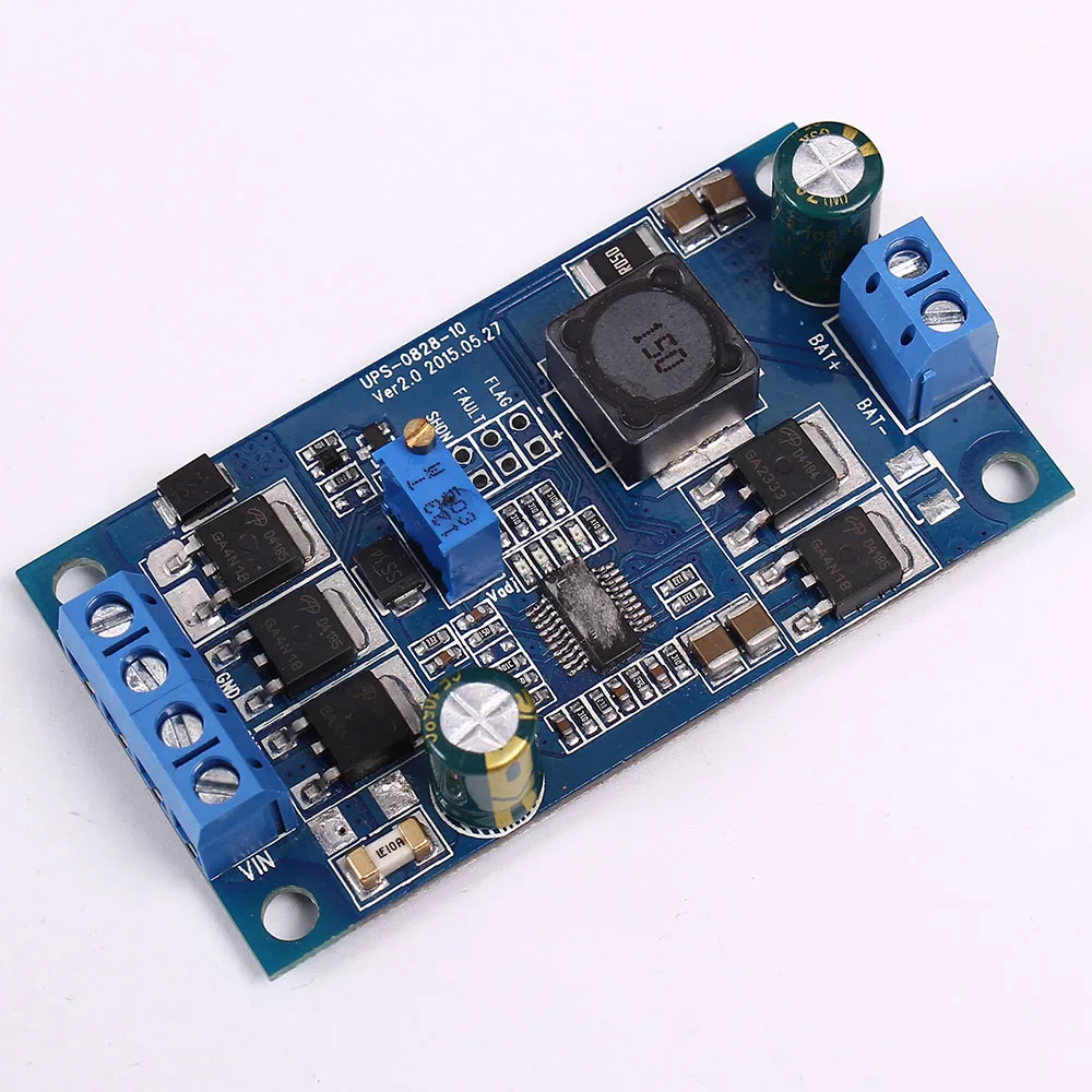 

DC UPS Power Charging Module Synchronous Step-Down Charing DC 5-28V 10A for Lithium Lead Acid Batteries